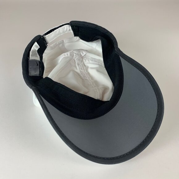 Nike Dri Fit Y2K Mens White Athletic Strapback Hat - Picture 4 of 5